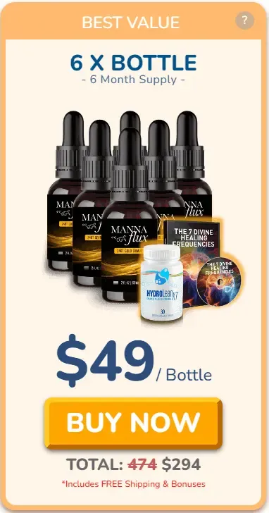 MannaFlux 6 bottle